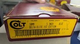 UNFIRED Colt Delta Elite 1st Edition 10MM Pistol in DELUXE CASING 1st Production 2 Digit
SN of 500 - 4 of 20