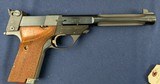 New Addition C. 1970s Hi Standard Supermatic Citation Military .22 Tgt. Pistol - 5 of 20