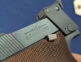 New Addition C. 1970s Hi Standard Supermatic Citation Military .22 Tgt. Pistol - 14 of 20