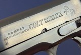 Fine Colt Series 70 Combat Commander Model .45 Auto Pistol - 10 of 12