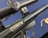 Fine Ruger Mk I .22 Auto Pistol w/Bushnell Scope C. 1970s - 4 of 8