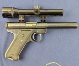Fine Ruger Mk I .22 Auto Pistol w/Bushnell Scope C. 1970s - 1 of 8