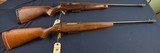 Vintage Pair of Mossberg 12 GA Bolt Shotguns Special