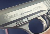 Near New Sigauer P230SL Stainless .380 Auto Pistol 1980-1990s - 9 of 12