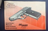 Near New Sigauer P230SL Stainless .380 Auto Pistol 1980-1990s - 2 of 12