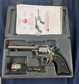 Stainless Ruger New Model Super Single Six .22LR/.22 Magnum Revolver New In Box - 2 of 7