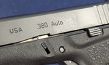 Super Early Compact Glock Model 42 .380 Auto Pistol W/3 Magazines - 11 of 14