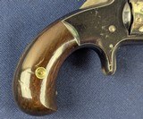 Smith & Wesson Model No. 1, 3rd Issue revolver, SCARCE 2-tone blue and nickel finish C. 1874-75 - 3 of 14