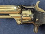 Smith & Wesson Model No. 1, 3rd Issue revolver, SCARCE 2-tone blue and nickel finish C. 1874-75 - 13 of 14