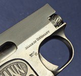 VERY RARE Mann’s Patent Model 1920-21 German .25 Auto Pistol - 5 of 15