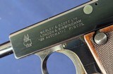 Museum Quality Webley & Scott Model 1910 High Velocity .38 Automatic Pistol - 5 of 20