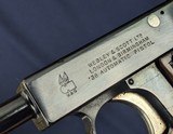 Museum Quality Webley & Scott Model 1910 High Velocity .38 Automatic Pistol - 14 of 20