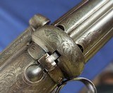 Classic Early Antique W&J Rigby Percussion Pepperbox Pistol C. 1840-1850s - 8 of 11