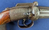 Classic Early Antique W&J Rigby Percussion Pepperbox Pistol C. 1840-1850s - 3 of 11