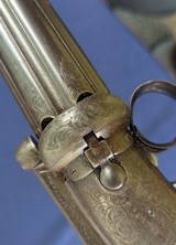Classic Early Antique W&J Rigby Percussion Pepperbox Pistol C. 1840-1850s - 6 of 11