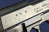 Classic WWII Nazi Mkd. P38 Walther Military 9MM Pistol - 8 of 10