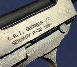 Classic WWII Nazi Mkd. P38 Walther Military 9MM Pistol - 7 of 10