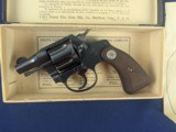 Ultra Rare Colt Police Positive Bankers Special .38 Revolver UNFIRED w/Box Circa 1936 - 11 of 18