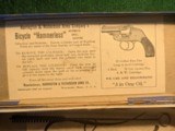 New Addition Scarce Harrington & Richardson .32 Hammerless Revolver C.1920-30s in Original Box - 2 of 15