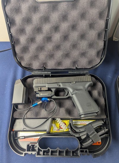 NEW ADDITION Glock 19 GEN 5 9MM Auto w/Valkyrie Flashlight