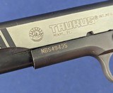 Full Sized Taurus 1911 Style .45 ACP Pistol - 12 of 16 Full Sized Taurus 1911 Style .45 ACP Pistol - 12 of 16
