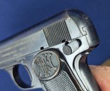 Vintage WWII Period Browning Model 1910 .32 Auto Pistol - 11 of 11