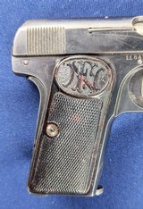 Vintage WWII Period Browning Model 1910 .32 Auto Pistol - 2 of 11