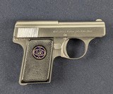 Excellent Early Nickel Finish Walther Model 9 .25 Auto Pistol - 1 of 11