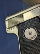 Excellent Early Nickel Finish Walther Model 9 .25 Auto Pistol - 11 of 11