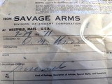 Rare Documented Savage Arms VP-Owned Stevens Commemorative Model 71 Rifle SN 00007! - 19 of 20