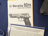 Unused Beretta M9 9MM Auto Pistol with 15 Round Magazines - 14 of 15