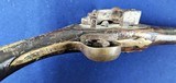 Classic Early 19th Century Antique Albanian “Rat Tail” Flintlock Pistol - 5 of 14