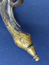 Classic Early 19th Century Antique Albanian “Rat Tail” Flintlock Pistol - 6 of 14