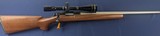 Fine Remington 40X Custom Target Bench Rifle 6x47 Cal. W/Leupold Scope