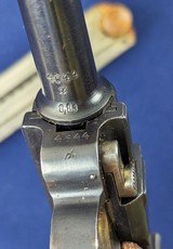 Fine WWI Period DWM Model P.08 German Luger w/2 Matching Magazines - 7 of 13