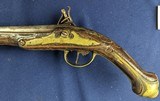 Classic Antique 19th Century Middle Eastern Flintlock Pistol - 10 of 17