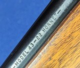 Scarce Winchester 42 .22 Hornet Rifle C. 1950 - 13 of 20