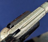 Exquisite Early Black Powder Silver Engraved Remington NM Army Revolver Cased by Pietta - 12 of 20