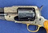 Exquisite Early Black Powder Silver Engraved Remington NM Army Revolver Cased by Pietta - 16 of 20