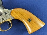 Exquisite Early Black Powder Silver Engraved Remington NM Army Revolver Cased by Pietta - 14 of 20