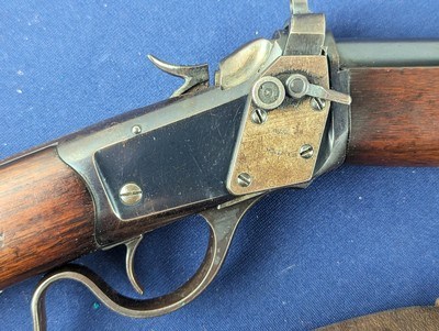Exc. Winchester Winder 1885 U.S. Issue .22 Short Training Rifle - Image 5 of 20