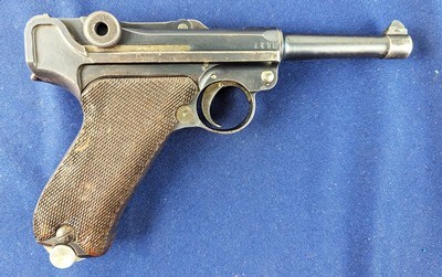 Fine Vintage WWI Period German P.08 Luger with Police Markings
