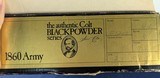 NIB Unfired Colt 2nd Generation BP 1860 Army .44 Percussion Revolver - 13 of 14