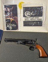 NIB Unfired Colt 2nd Generation BP 1862 Police .36 Percussion Revolver - 1 of 14