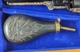 Custom Cased Colt 2nd Generation BP 1851 NAVY Squareback.36 Percussion Revolver - 2 of 15