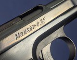 New Addition Mauser 1910 German .25 Auto Pistol - 2 of 10