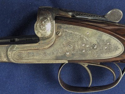 Fine Vintage Pre-WWII J.P. Sauer German 12 GA SXS Shotgun - Image 12 of 20
