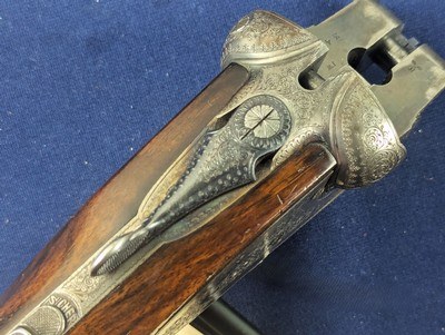 Fine Vintage Pre-WWII J.P. Sauer German 12 GA SXS Shotgun - Image 7 of 20