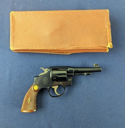 Fine Vintage WWI Period S&W Pre-Model 10 .38 Revolver W/ Box & Accessories - Image 1 of 20