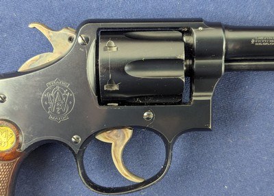 Fine Vintage WWI Period S&W Pre-Model 10 .38 Revolver W/ Box & Accessories - Image 2 of 20